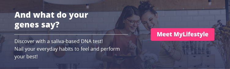 Promotional advertisement of Lifestyle DNA test